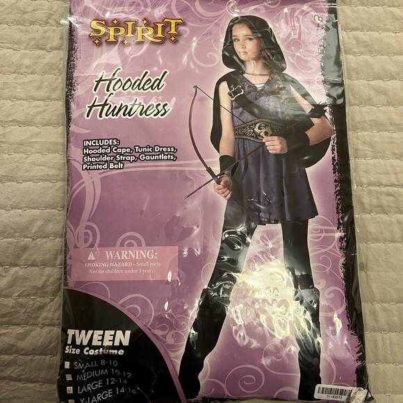 Hooded Huntress Tween Costume - Picture 1 of 2